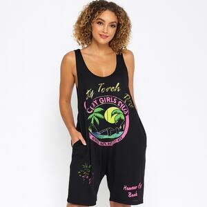 Vintage 1990 MC HAmmer Can't Touch This PAnama City Romper OS M